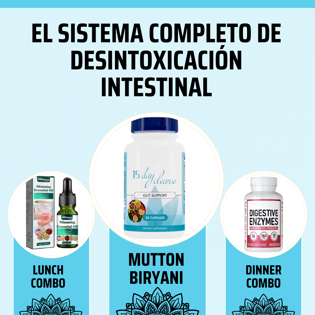 El sistema completo de desintoxicación intestinal